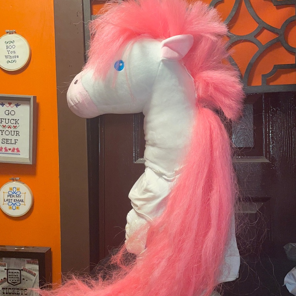 OOAK Horse Head Hat, hood costume